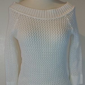 Charlotte Russe 3/4 sleeve light silver glitter top  SZ M